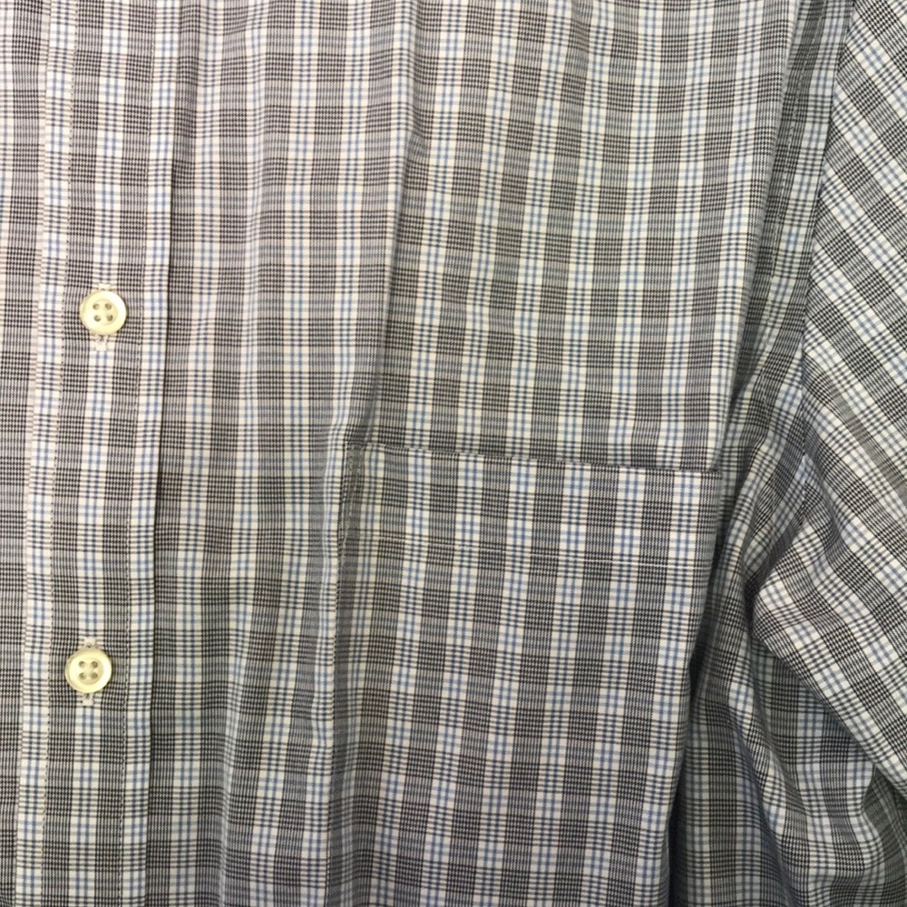 Joseph Abboud Checked Button Down. Size 17 & 34/35 - image 5